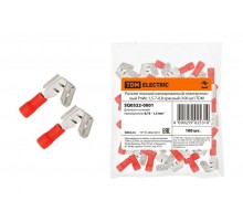 Разъем плоский изолированный ответвительный РпИо 1,5-7-0,8 красный (100 шт)   SQ0522-0001  TDM