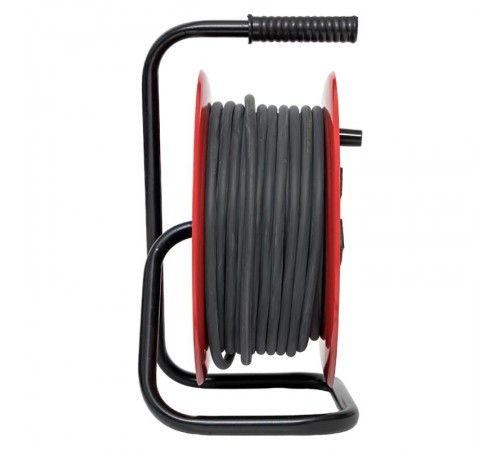 Удлинитель на катушке "Гефест 2.0" 4 гнезда 30м с заземлением и предохранителем КГ 3*2,5 16А/3,5кВт IP44 PROxima  UKG02-16-R325-4-30-IP44  EKF