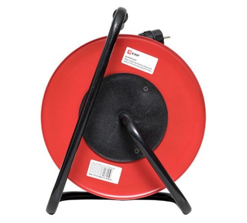 Удлинитель на катушке "Гефест 2.0" 4 гнезда 30м с заземлением и предохранителем КГ 3*2,5 16А/3,5кВт IP44 PROxima  UKG02-16-R325-4-30-IP44  EKF