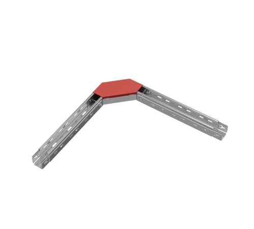 Крышка горизонт. угла 90 гр. 50 мм "ПЛЮС" HD  KGLplus90-50 HD   КМ-профиль