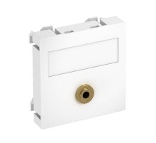 Мультимедийная рамка Audio-Klinke Modul45 (белый) (MTG-MK L RW1)  6104946  OBO Bettermann