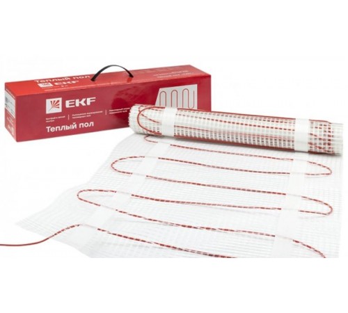 Мат нагревательный  двухжильный "Уют"  6 кв. м. 900 Вт EKF Proxima  nm2-900-6  EKF