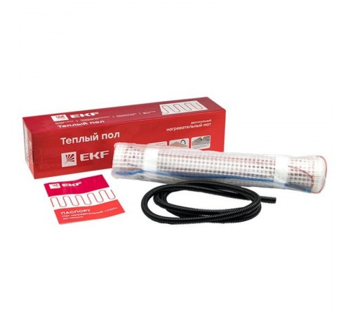 Мат нагревательный  двухжильный "Уют"  6 кв. м. 900 Вт EKF Proxima  nm2-900-6  EKF