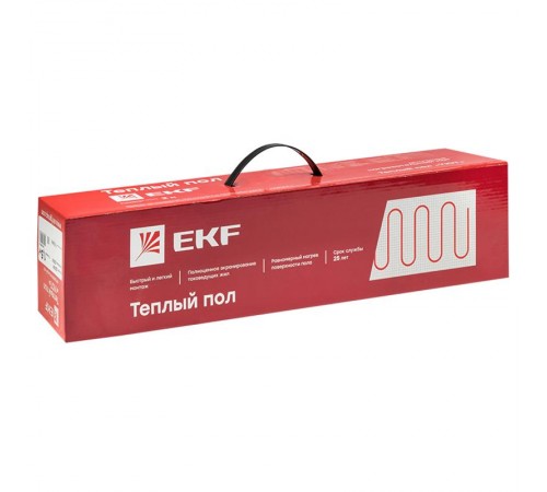 Мат нагревательный  двухжильный "Уют"  6 кв. м. 900 Вт EKF Proxima  nm2-900-6  EKF