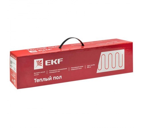 Мат нагревательный  двухжильный "Уют"  6 кв. м. 900 Вт EKF Proxima  nm2-900-6  EKF