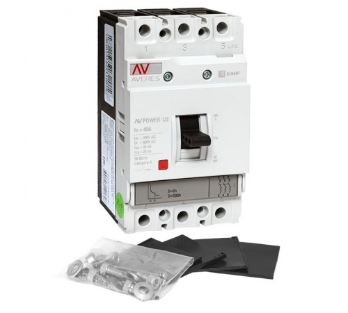 Выключатель автоматический AV POWER-1/3 40А 35kA TR  mccb-13-40-TR-av  EKF