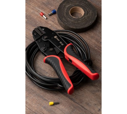 Пресс-клещи ПК-02 ( 0.25-6.0 мм2 НШвИ НШв) EKF Expert   pk-02-exp   EKF