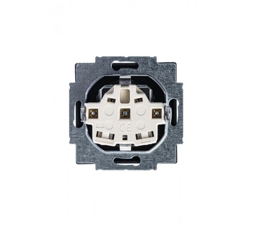 Розетка SCHUKO 16А 250В с защитными шторками, серия solo/future, цвет антрацит  2013-0-5265   2CKA002013A5265  ABB