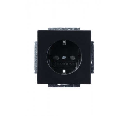 Розетка SCHUKO 16А 250В с защитными шторками, серия solo/future, цвет антрацит  2013-0-5265   2CKA002013A5265  ABB