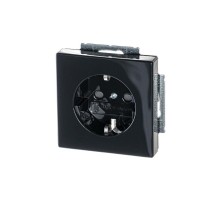 Розетка SCHUKO 16А 250В с защитными шторками, серия solo/future, цвет антрацит  2013-0-5265   2CKA002013A5265  ABB