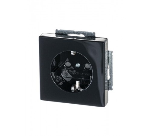 Розетка SCHUKO 16А 250В с защитными шторками, серия solo/future, цвет антрацит  2013-0-5265   2CKA002013A5265  ABB