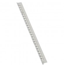 Маркер Memocab - ширина 2,3 мм - чёрная маркировка на белом фоне - заглавная буква I  037834  Legrand