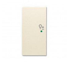 Клавиша двойная левая free@home, светорегулятор, future, цвет слоновая кость  6220-0-0525   2CKA006220A0525  ABB