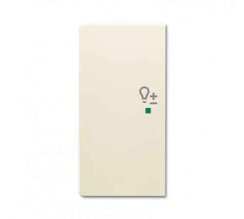 Клавиша двойная левая free@home, светорегулятор, future, цвет слоновая кость  6220-0-0525   2CKA006220A0525  ABB