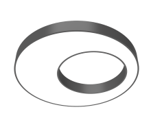 Светильник светодиодный Cosmo excentric подвесной 50Вт 3000 К 900x115 мм RAL9005 черный муар с расс. опал  V1-R0-9X503-30000-2005030  VARTON