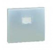 Simon 44 Aqua Клавиша декоративная сменная для выключателя одноклавишного с подсветкой, S44 Aqua, алюминий  4400010-033  Simon