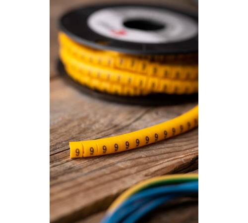 Маркер-кабельный 4,0кв.мм "9" (500шт.) (ЕС-2) EKF PROxima  plc-KM-4-9  EKF