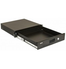 TDR3-2U-460-RAL9004 Полка (ящик) для документов 2U, 88х483х460мм (ВхШхГ), цвет черный (RAL 9004)  481716  Hyperline