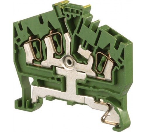 Клемма D2,5/5.I.P.3L пруж. 2.5мм.кв. зем.  1SNA399072R0300  TE