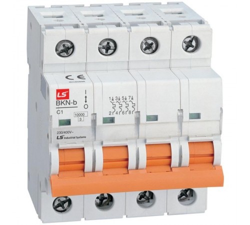 Автоматический выключатель BKN-b 4p B10A  061404078B  Lsis