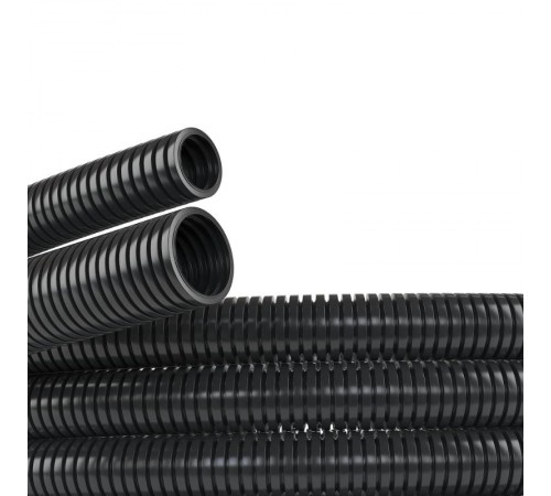 Труба гибкая гофрированная ПА 6 DN10мм ПВ-2 Dвн 9,7мм Dнар 13,0мм чёрный полиамид  PA601013F2  DKC