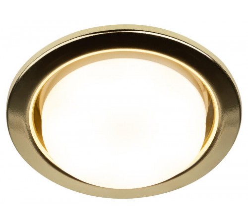 Светильник встраиваемый точечный под лампу GX53 KL35 GD /1 (к) 220V,13W золото  Б0049008  ЭРА