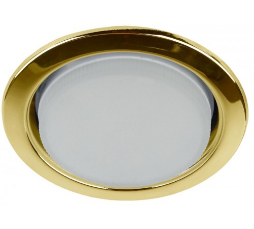 Светильник встраиваемый точечный под лампу GX53 KL35 GD /1 (к) 220V,13W золото  Б0049008  ЭРА