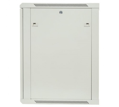 Шкаф настенный 19" TERACOM PRO 15U 600х600 мм дверь стеклянная с замком-ручкой серыйTRP-WLL-1566-40GEKF