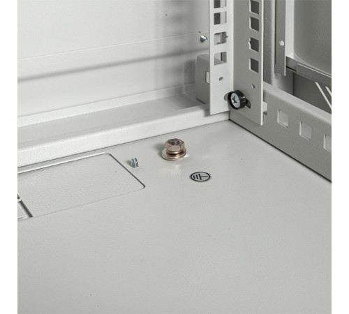 Шкаф настенный 19" TERACOM PRO 15U 600х600 мм дверь стеклянная с замком-ручкой серыйTRP-WLL-1566-40GEKF