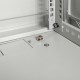 Шкаф настенный 19" TERACOM PRO 15U 600х600 мм дверь стеклянная с замком-ручкой серыйTRP-WLL-1566-40GEKF