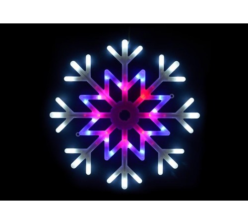 Фигура-подвеска светодиодная на елку  ULD-H4040-048/DTA MULTI IP20 SNOWFLAKE  UL-00001403  Uniel