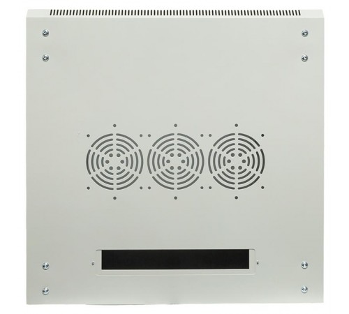 Шкаф настенный 19" TERACOM PRO 15U 600х600 мм дверь стеклянная с замком-ручкой серыйTRP-WLL-1566-40GEKF