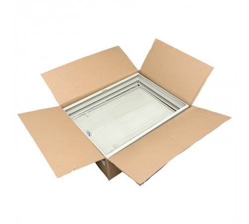 Шкаф настенный 19" TERACOM PRO 15U 600х600 мм дверь стеклянная с замком-ручкой серыйTRP-WLL-1566-40GEKF