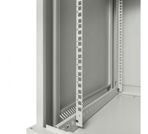 Шкаф настенный 19" TERACOM PRO 15U 600х600 мм дверь стеклянная с замком-ручкой серыйTRP-WLL-1566-40GEKF