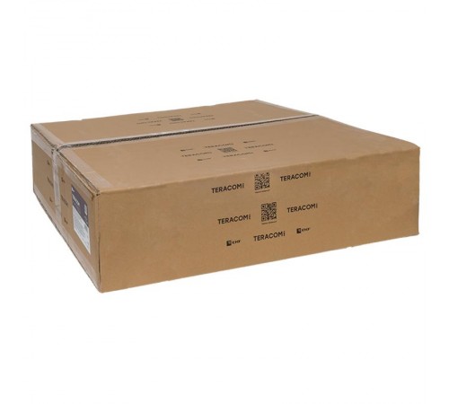 Шкаф настенный 19" TERACOM PRO 12U 600х450 мм дверь стеклянная с замком-ручкой чёрный  TRP-WLL-1264-40B  EKF