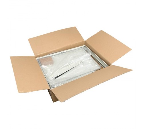 Шкаф настенный 19" TERACOM PRO 15U 600х600 мм дверь стеклянная с замком-ручкой серыйTRP-WLL-1566-40GEKF