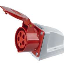 Розетка 14 296 NCA-SR115-16-380 стационарная наружная 16А 3P+N+PE IP44 14296 Navigator