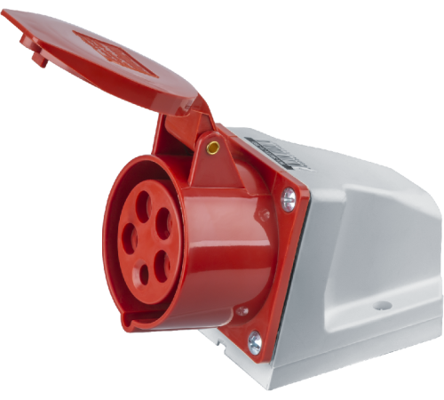 Розетка 14 296 NCA-SR115-16-380 стационарная наружная 16А 3P+N+PE IP44 14296 Navigator
