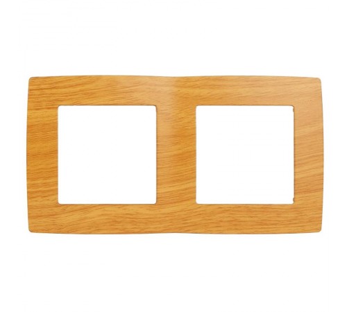 Рамка на 2 поста 12-5002-07  ,  ольха  Б0014757  ЭРА