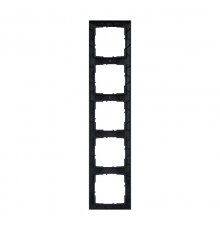 SUNO Рамка декоративная универсальная 5-постовая Цвет "Темно-серый"  721555  Legrand