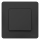 Blanca Антрацит С/У Выключатель 1-клавишный, 10А, 250B  BLNVS010106  SE