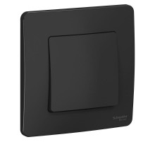 Blanca Антрацит С/У Выключатель 1-клавишный, 10А, 250B  BLNVS010106  SE