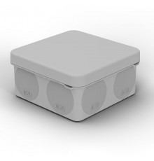 Коробка распаячная для прямого монтажа ОУ, HF, 80х80х40мм, IP67 (мембранные вводы)  28-3078  REXANT