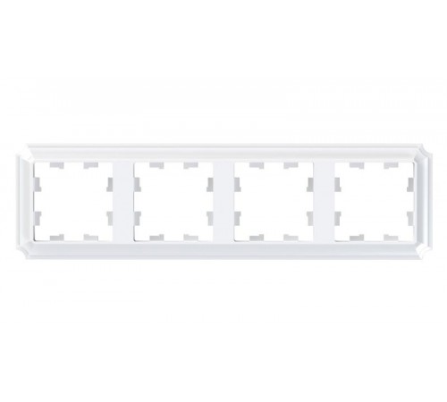 AtlasDesign Antique Рамка 4-ая, универсальная, Белый  ATN100104  SE