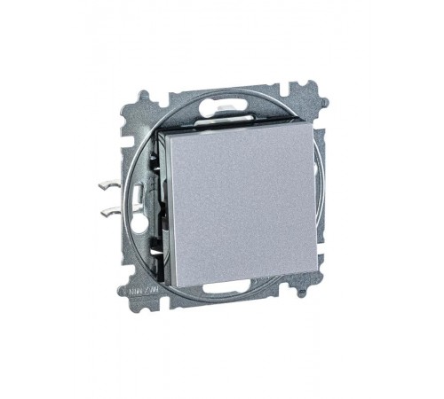 ABB Levit Серебро / дымчатый чёрный Переключатель 1-кл.  3559H-A06445 70W  2CHH590645A6070  ABB