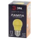Лампы cветодиодные ERAYL50-E27 LED A50-3W-E27 (диод. груша желт., 13SMD, 3W, E27, для белт-лайт) (10/100/3600)  Б0049581  ЭРА