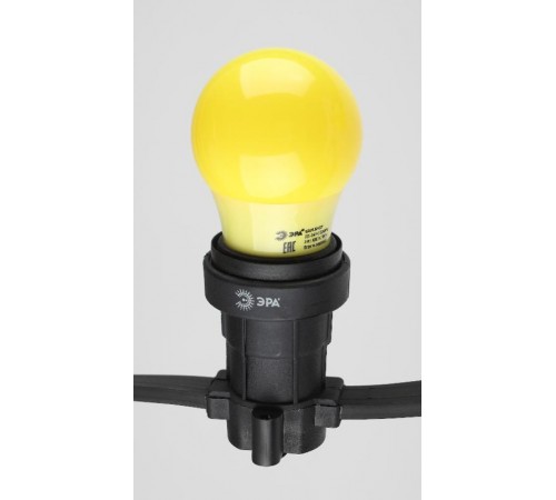 Лампы cветодиодные ERAYL50-E27 LED A50-3W-E27 (диод. груша желт., 13SMD, 3W, E27, для белт-лайт) (10/100/3600)  Б0049581  ЭРА