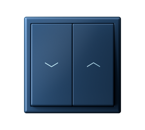 ArtGallery Аквамарин Выключатель для Жалюзи 2-клавишный , 2х сх.4, 10А, механизм  GAL001119  SE