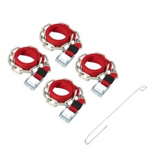 Цепи (браслеты) противоскольжения для кроссоверов, однорядные, к-т 4 шт.  07-7025  REXANT