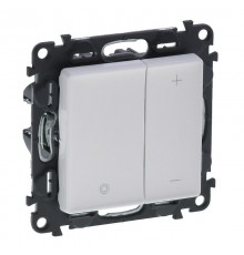 Valena LIFE DIY Белый Светорегулятор кнопочный универ. 400Вт без нейтрали  752462  Legrand